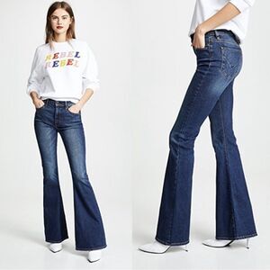 HUDSON Holly High Waist Flare Jeans In Vagabond Wash Size 27